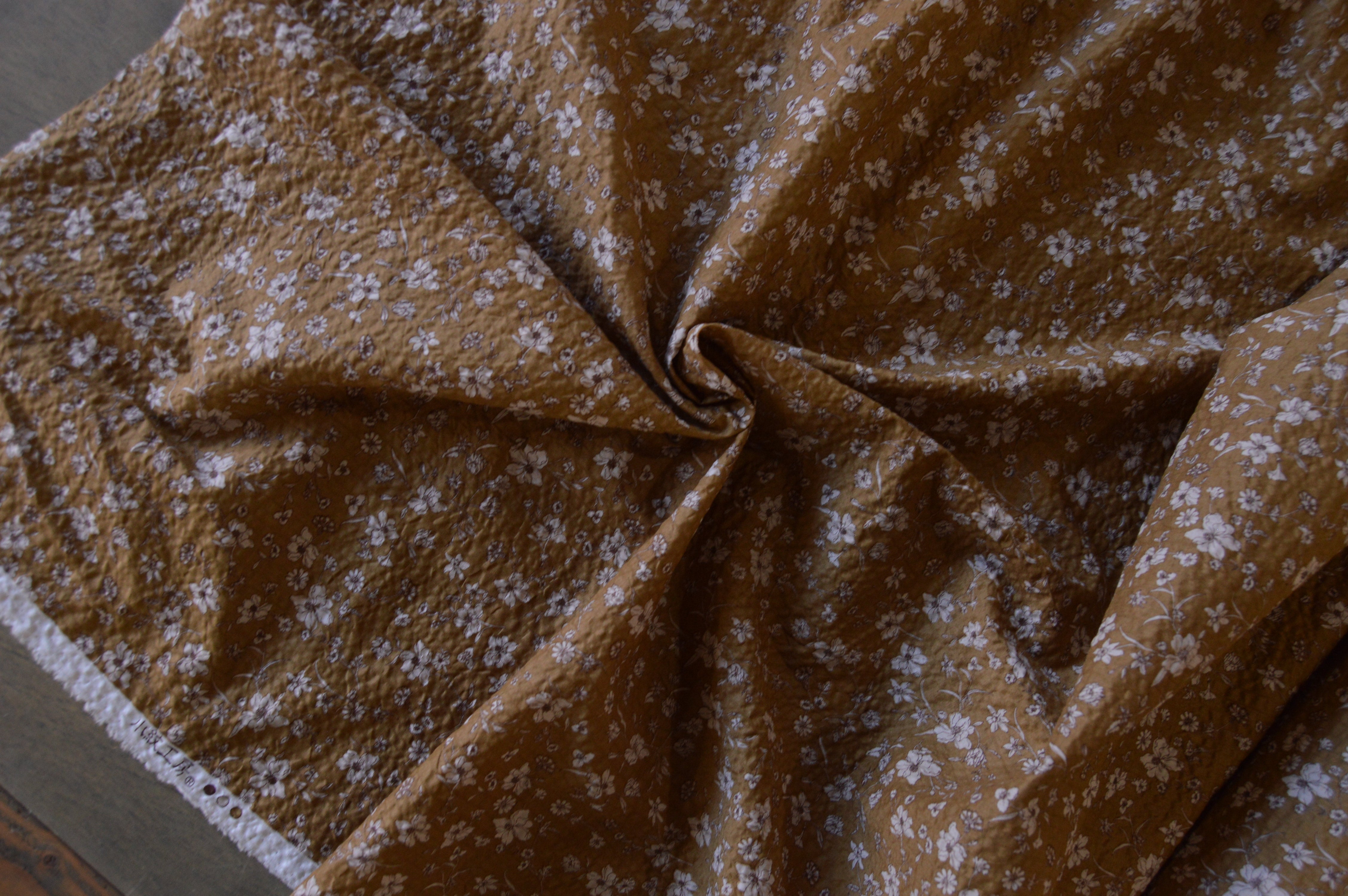 Japanese Crinkle Cotton | Wildflower | Salt Lake Sewciety