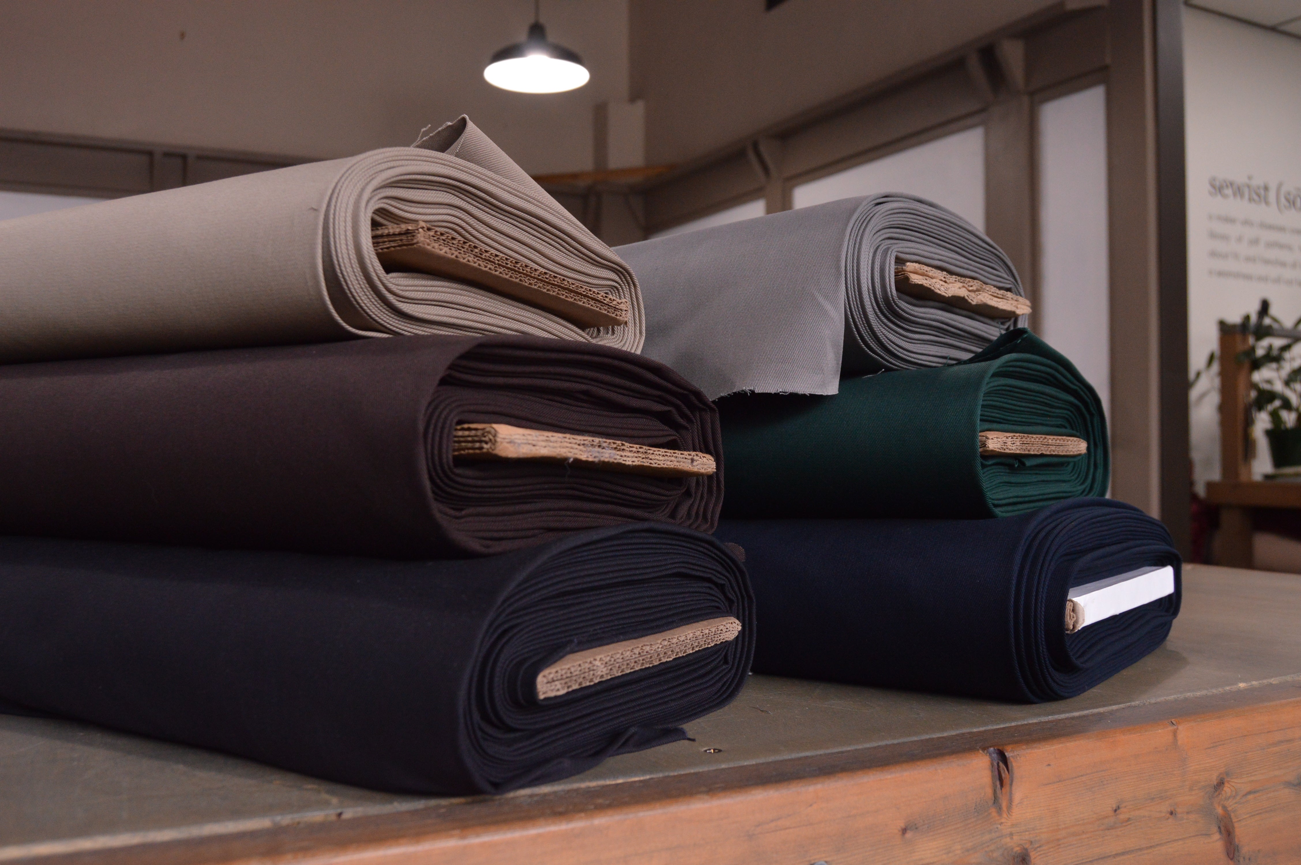 パンツ GARMENT DYE LIGHTWEIGHT PLAINWEAVE Namu Shop - Yleve Cotton Twill Garment Dye Trousers - Gray