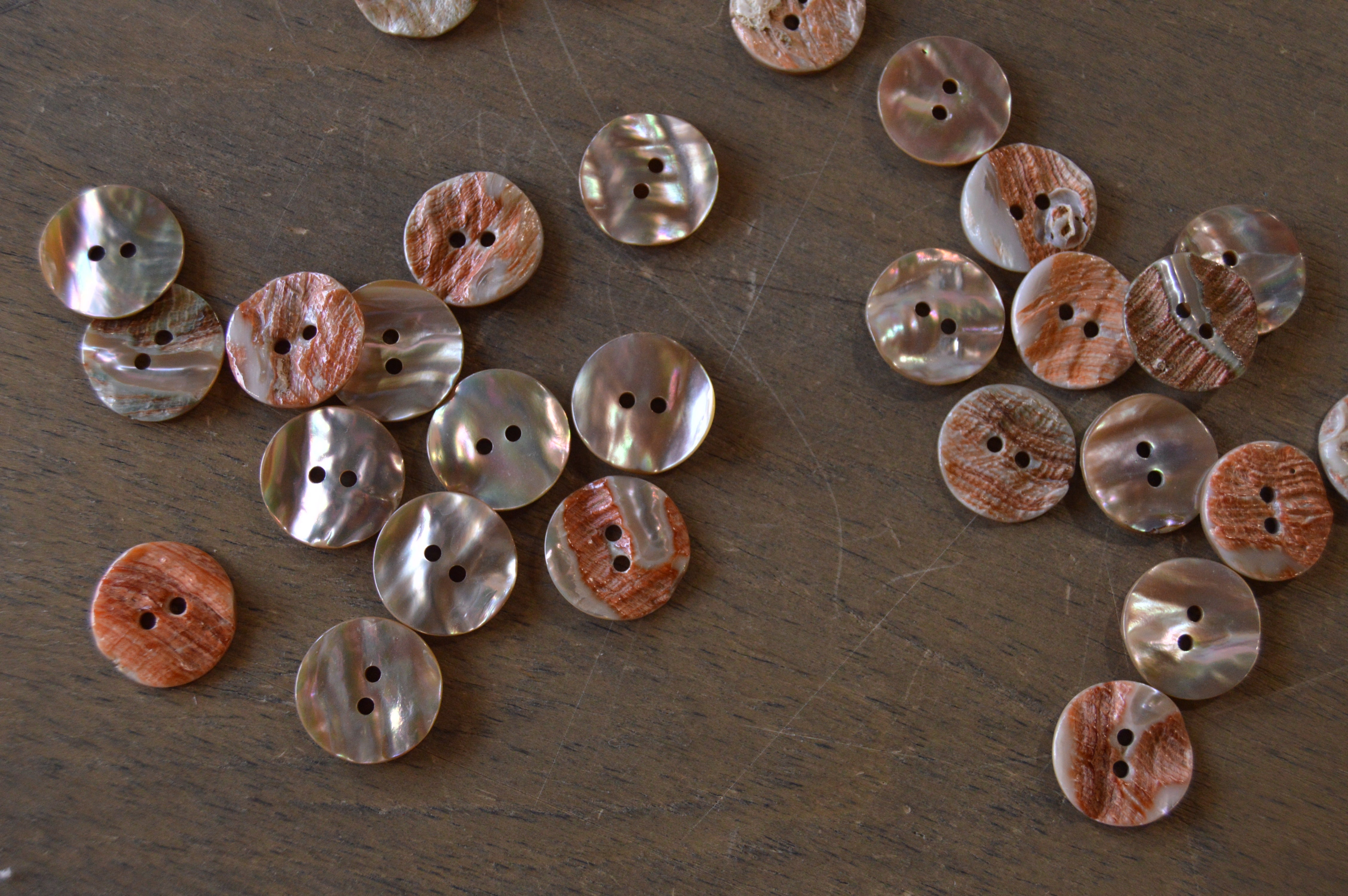 Red Shell Button Red Abalone Shell Buttons | Salt Lake Sewciety
