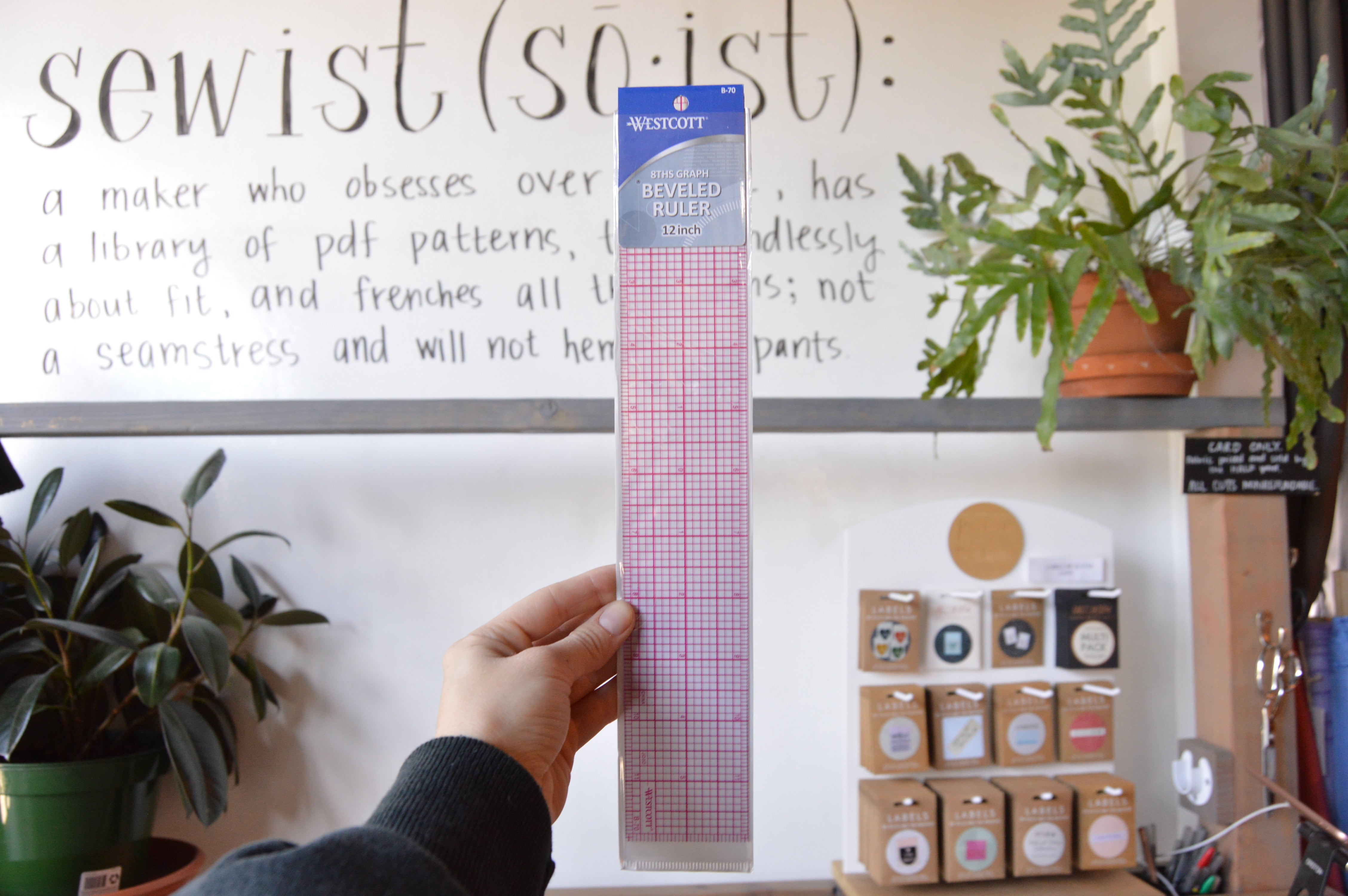 Drafting Plastic Ruler | Salt Lake Sewciety