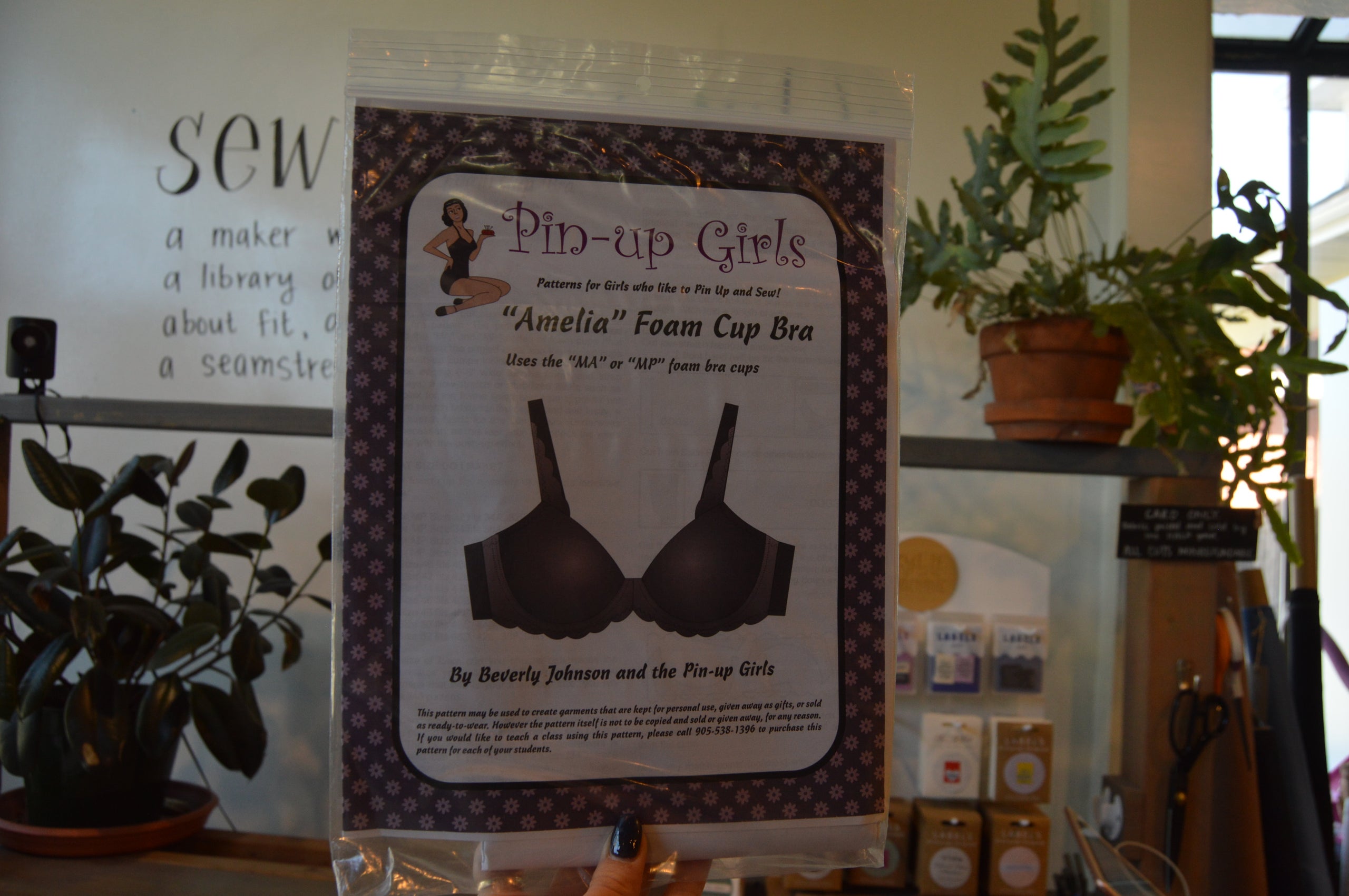 Pin-Up Girls Pattern | Amelia Foam Cup Bra | Salt Lake Sewciety