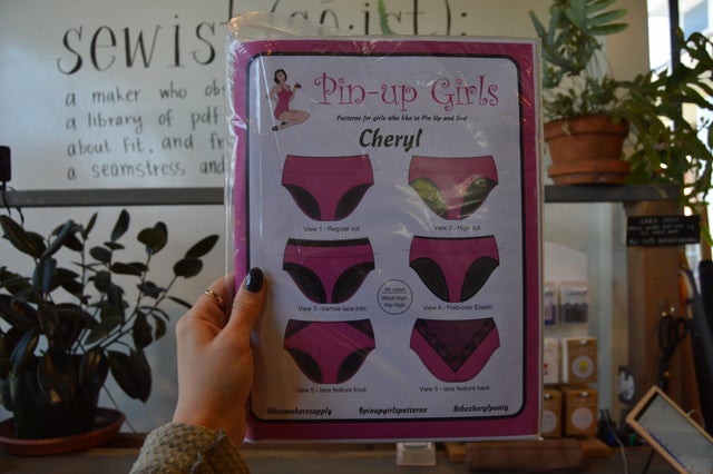 Cheryl Back Seam Panty Pattern by Pin up Girls 