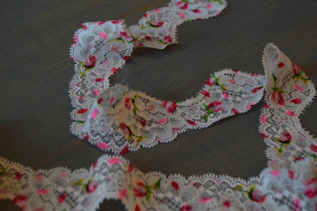 Embroidered Galloon Lace Trim - 5 inch